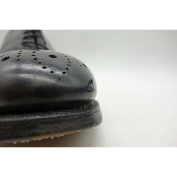 Johnston Murphy USA Optima Black Wingtip Lace Up Oxfords Shoes Men\'s 9.5 D main image 11